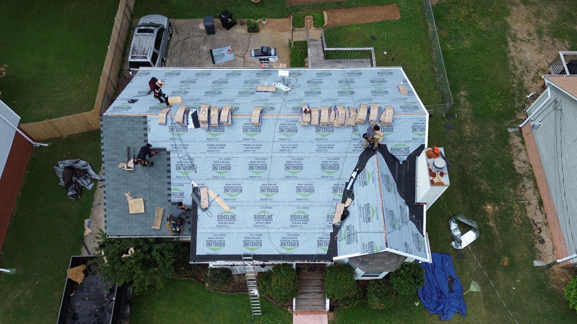 Professional roof inspection in Atlanta GA by Ridgeline Roofing & Restoration
