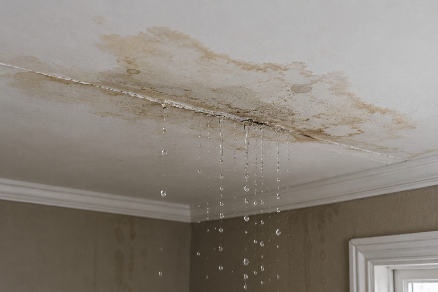 ChatGPT Image Jun 15, 2026, 04_49_29 PM Interior water damage from a roof leak requiring roof repair in Birmingham, Alabama